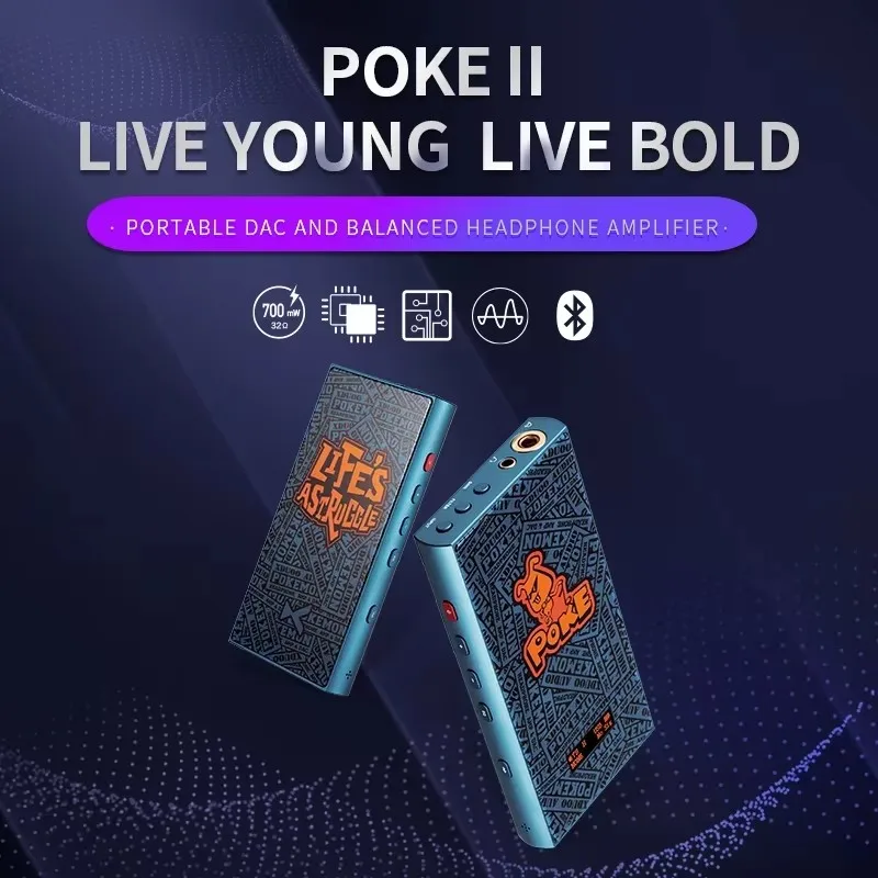 

XDUOO CS43198 Портативный ЦАП и усилитель PCM32Bit/384KHZ DSD256 Hi-Fi усилитель для наушников XDUOO POKE II