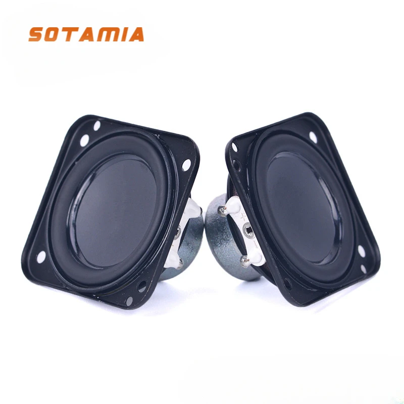 SOTAMIA 43*47MM Audio Full Range Speaker 3 Ohm 5W Neodymium Magnetic Anti-UV Vibrating Film Loudspeaker for Bluetooth Speakers