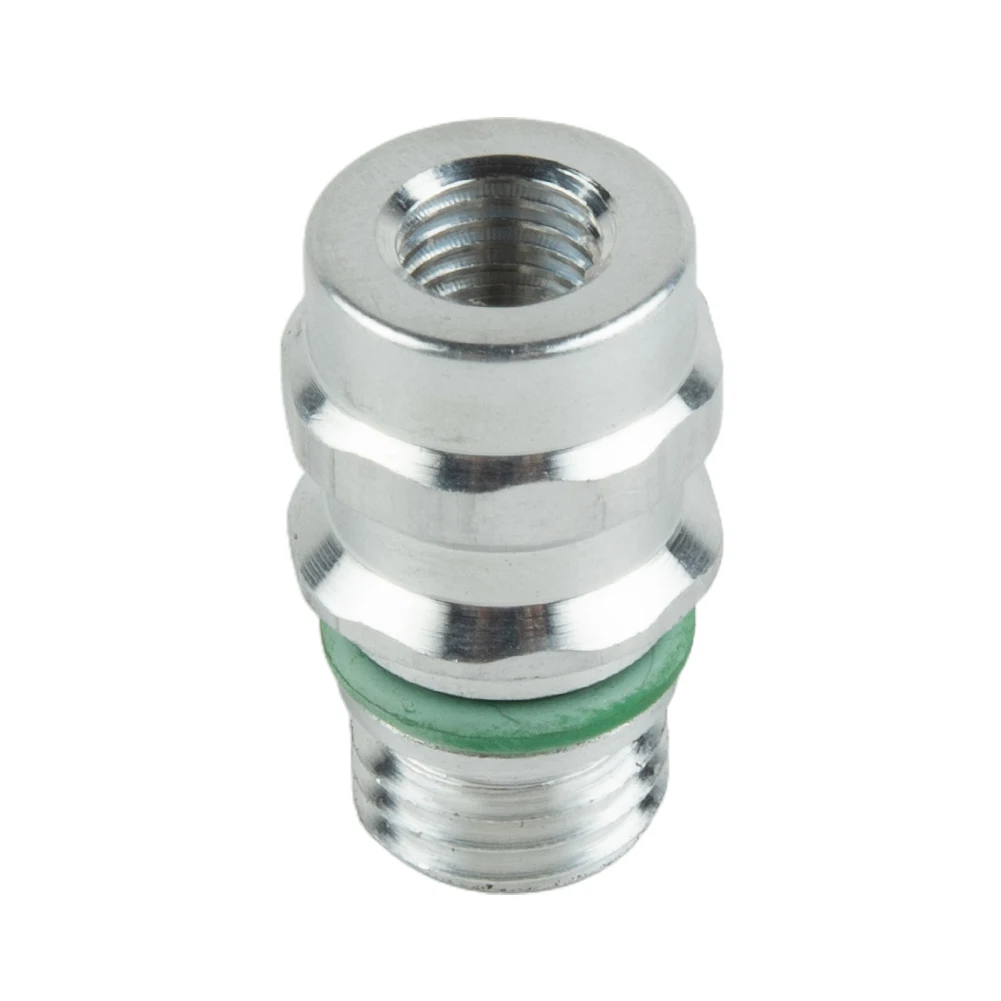 A/C Service Valve High Side R-134a Port Adapter With Replaceable Valve Cores  X 1.5 Thread Car Accessories