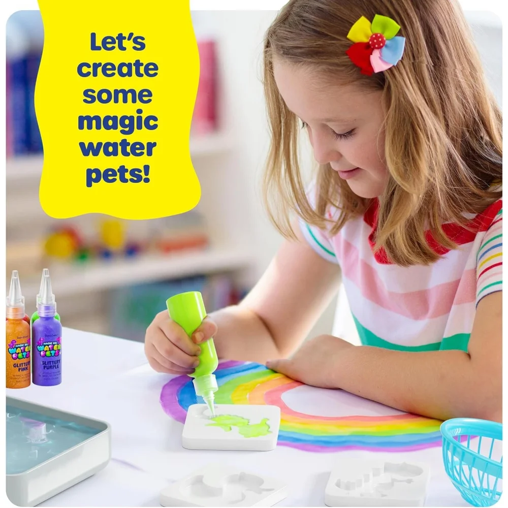 Kit Jumbo Aqua Fairy Water Gel para crianças, artesanato para crianças, kits de brinquedos Magic Elf, animais de estimação aquáticos - Squishy Maker DIY, presente para meninas e meninos