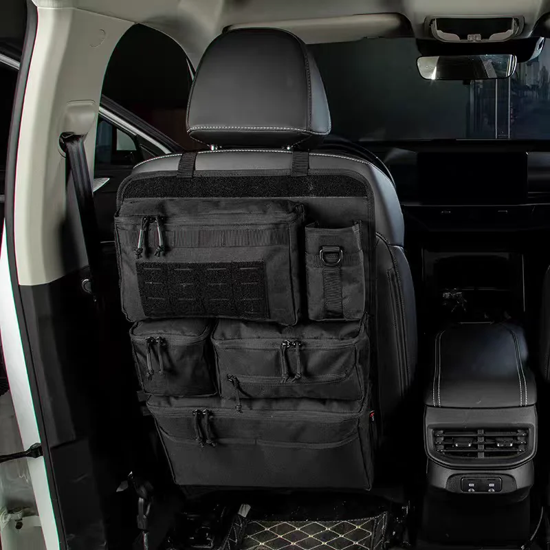 Oxford Taktische Aufbewahrungstasche für Auto-Rücksitz Multifunktionaler Gepäckorganizer Hängende Rücksitztasche für Outdoor – Detail 11