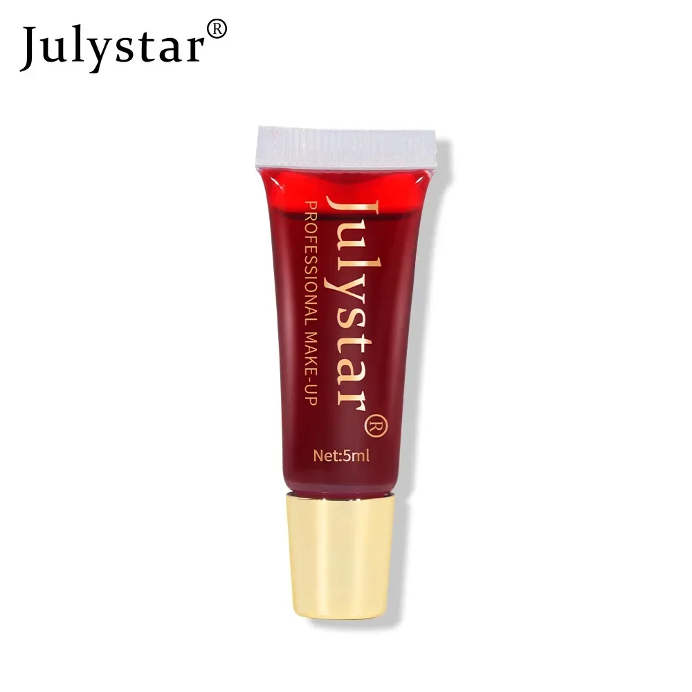 Julystar جديد 6 ألوان تقشر ملمع الشفاه ماتي مقاوم للماء موضة أحمر الشفاه السائل دائم سطع لون البشرة مستحضرات التجميل