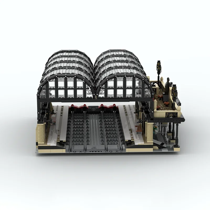 2572pcs Moc Urban Architecture Grand Studgate Station Modularity Buildings Building Blocks Assembly Bricks Toy Kids DIY Gifs