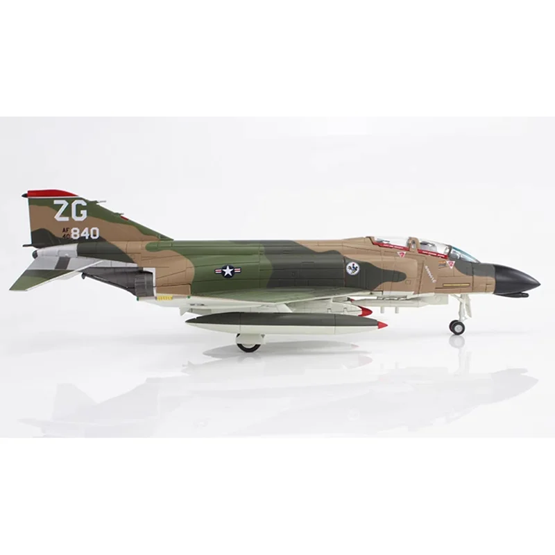 Diecast 1/72 Scale US Air Force F4C Wild Weasel Fighter Model Simulation Alloy Finished Model Aircraft Collection Decoration