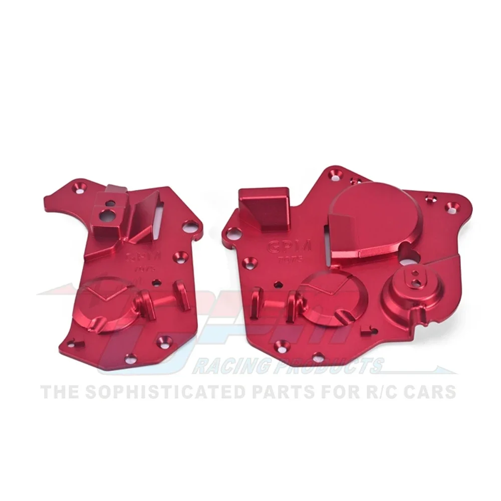 GPM for LOSI 1/4 PROMOTO-MX PROMOTO-SM FXR MOTORCYCLE RC Car Upgrade Accessories Metal Aluminum Chassis Side Cover Set LOS261014