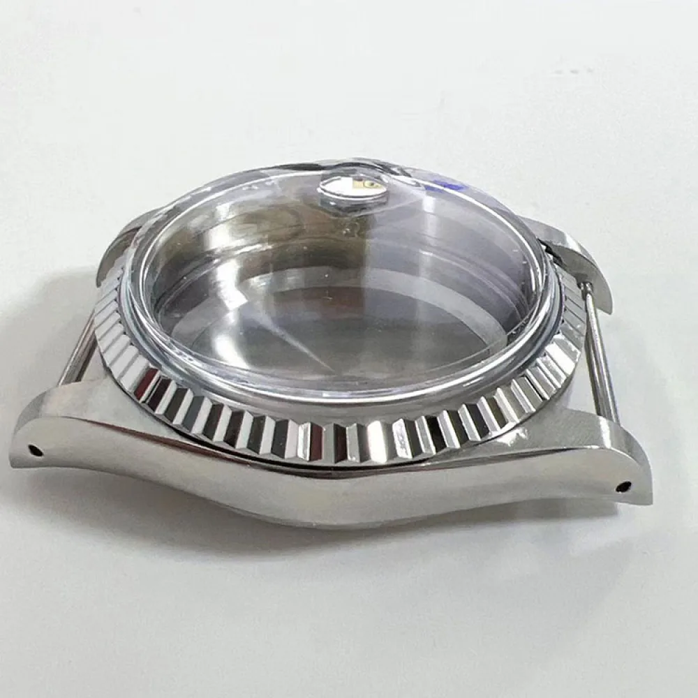 36MM Oyster Perpetual Bezel Acrylic Glass Stainless Steel Watch Case Accessories for NH35/NH36/4R Movement