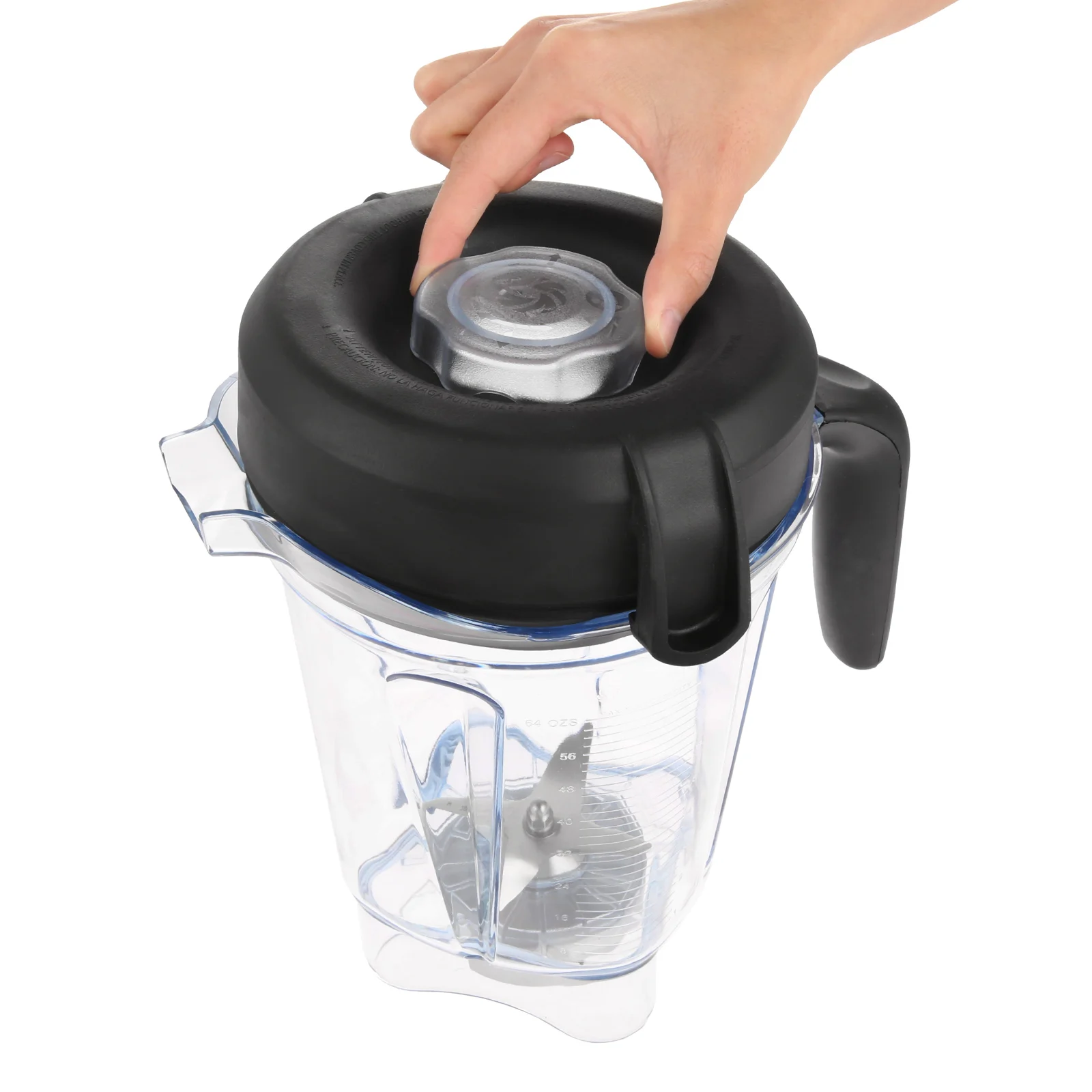 Imagem -03 - Recipiente Transparente com Lâmina da Série g e Kit de Tampa 64oz Liquidificador de Perfil Baixo Apto para Vitamix 750 5300 780 7500 E320 Substituição