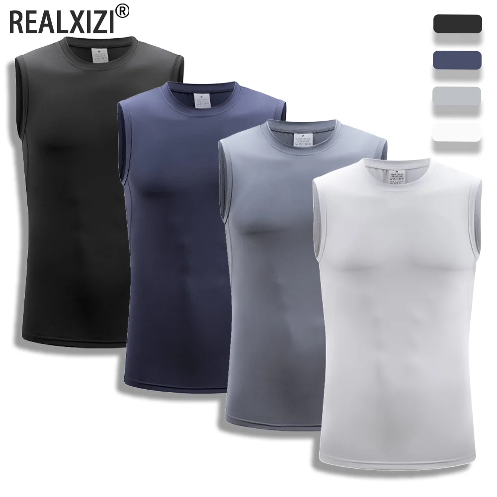 

Мужская компрессионная майка, летняя рубашка без рукавов для тренировок в тренажерном зале, мужской жилет для фитнеса, бодибилдинга, быстросохнущий спортивный жилет для бега с мышцами