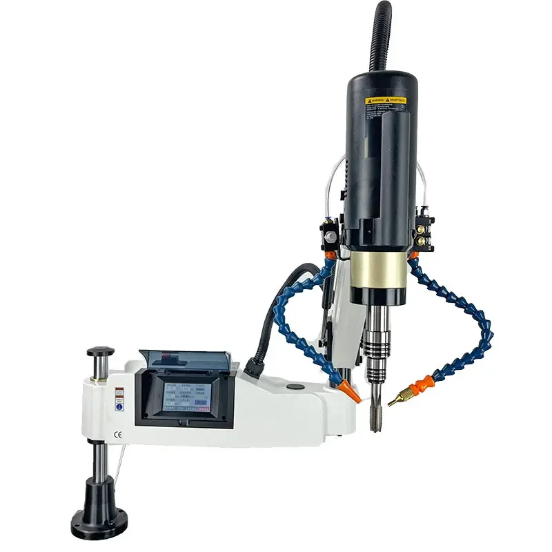 

M3-M36 Automatic oil injection and air blowing tapping machine Servo rocker arm CNC desktop tapping electric tapping machine