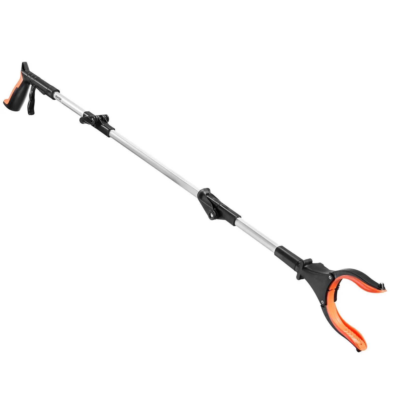 

43" Foldable Reacher Grabber with 360° Rotating Jaw, Magnet & LED Light, 5LBS Capacity Grabber Tool for Seniors and Cleaning