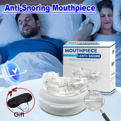 Sleep Anti-Snoring Mouthpiece Snoring Solution Stop Snore Mouth Guard Sleeping Aid Device Improve Sleep Breath