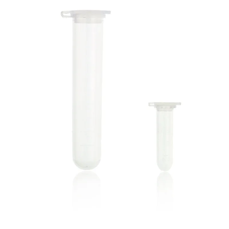 High quality transparent plastic storage bottle Plastic tube storage hand sewing needle with lid needle bottle