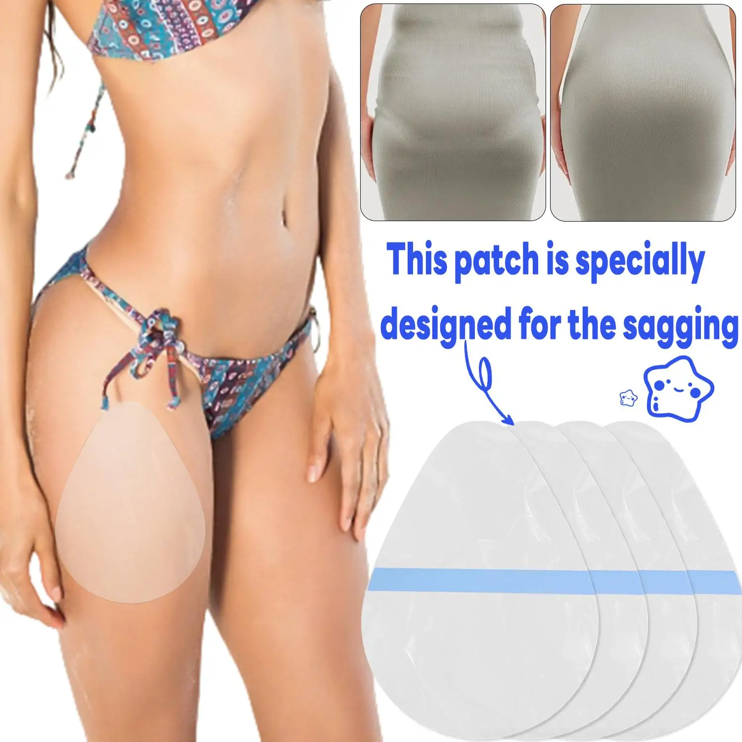 Invisible Lifting Buttocks Patch Sticker Women Fast Lifting Thigh Line Sagging Skin Tightening Tape Instantly Firming Skin Patch