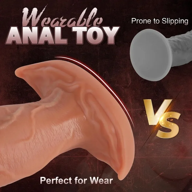 Anal Dildo Butt Plug Sex Shop Women Men Realistic Glans Penis Wear Prostate Silicone Sex Toys Anal Plug Penis Masturbators 18+ view 6