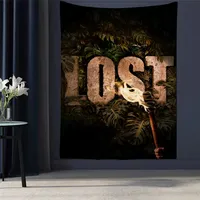 Classics TV series Lost Anime Tapestry Hippie Flower Wall Carpets Dorm Decor Wall Hanging Home Decor