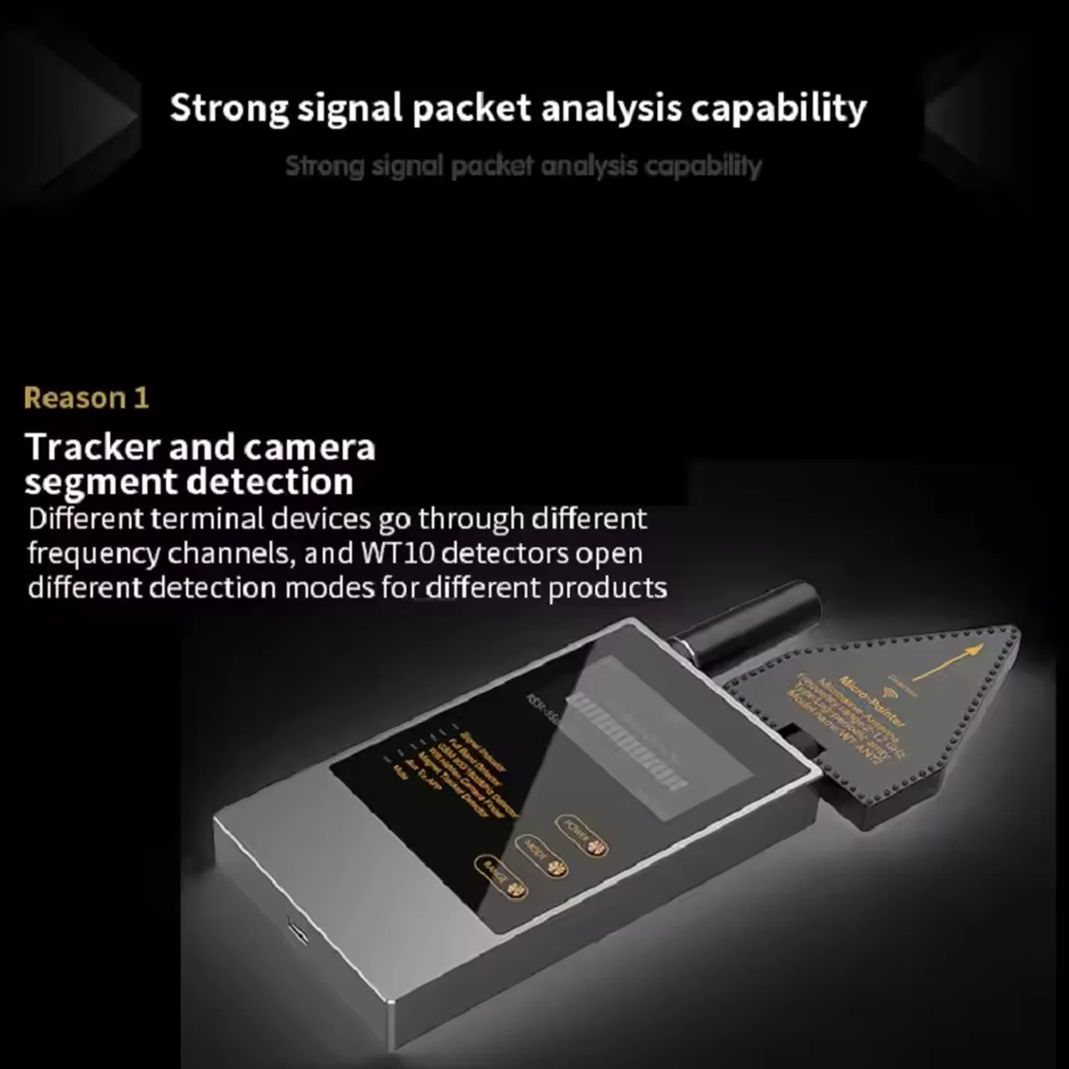 Hacking Gadgets Bug RF Signal Detector Anti Tracking Starker magnetischer Detektor für Wireless Audio Bug GPS Camera Detector Finder