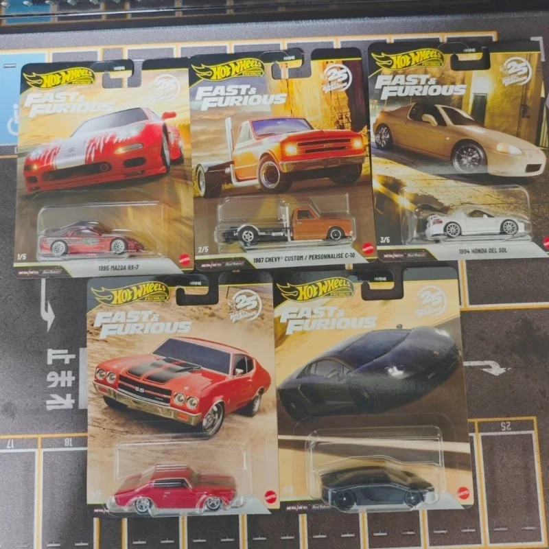 

Hot Wheels Fast & Furious P Case Serise Die Cast Alloy Toy Car Model Mazda Chevrolet Decoration Collection Toy Gift Surprise Car