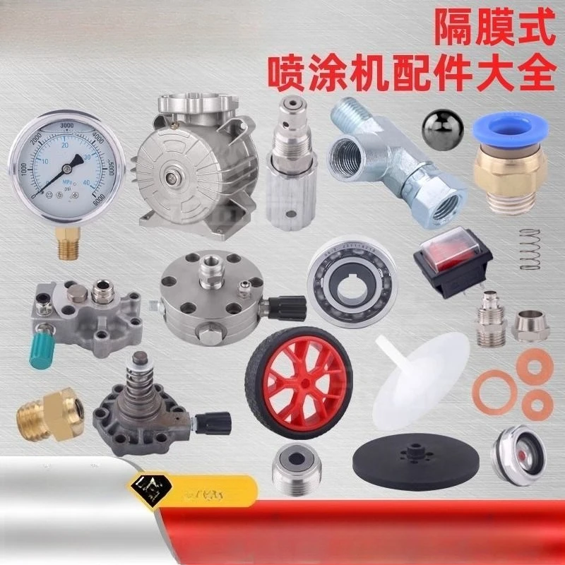 Airless Sprayer Parts Spray Tip Outlet Valve HP Hose Fitting Kit