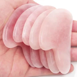Heart Shape Board Massage Tools Natural Stone GuaSha Jade Facial Beauty Scraping Pulling Skin Care Face SPA Gouache Scraper