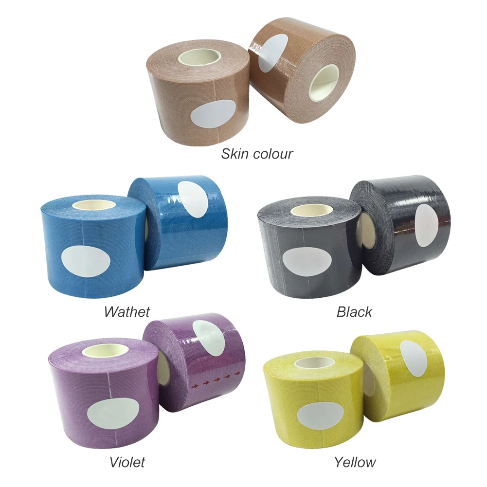 رائجة البيع شريط علم الحركة متعدد الوظائف شريط علم الحركة ضمادة الرياضة مطاطا لاصق سلالة إصابة دعم العضلات #2