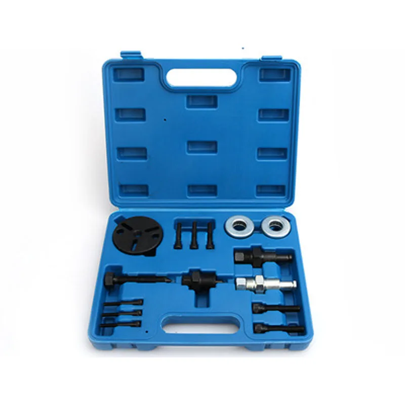 

15PCS Air Compressor Clutch Rebuild Removal Tool Kit AC Clutch Puller on Car Auto Air Conditioning for GM Ford Chrysler