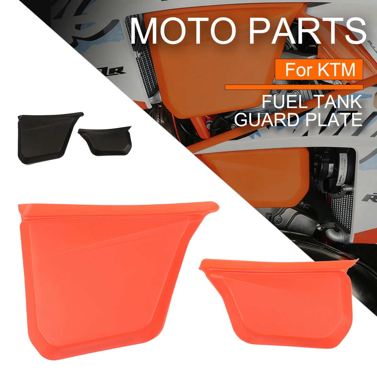 Motorradzubehör: Schutzabdeckungen für Kraftstofftank links und rechts für KTM EXC 150-300 2024-2025 XC 125-300 2023-2025