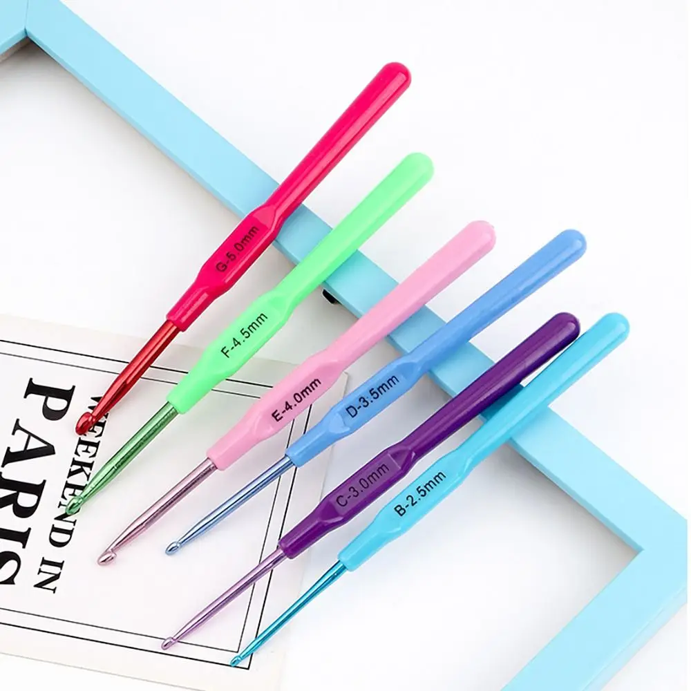 DIY Aluminum Knitting Needles Long Multisize Crocheting Needles Crocheting Hooks DIY Sewing Accessories