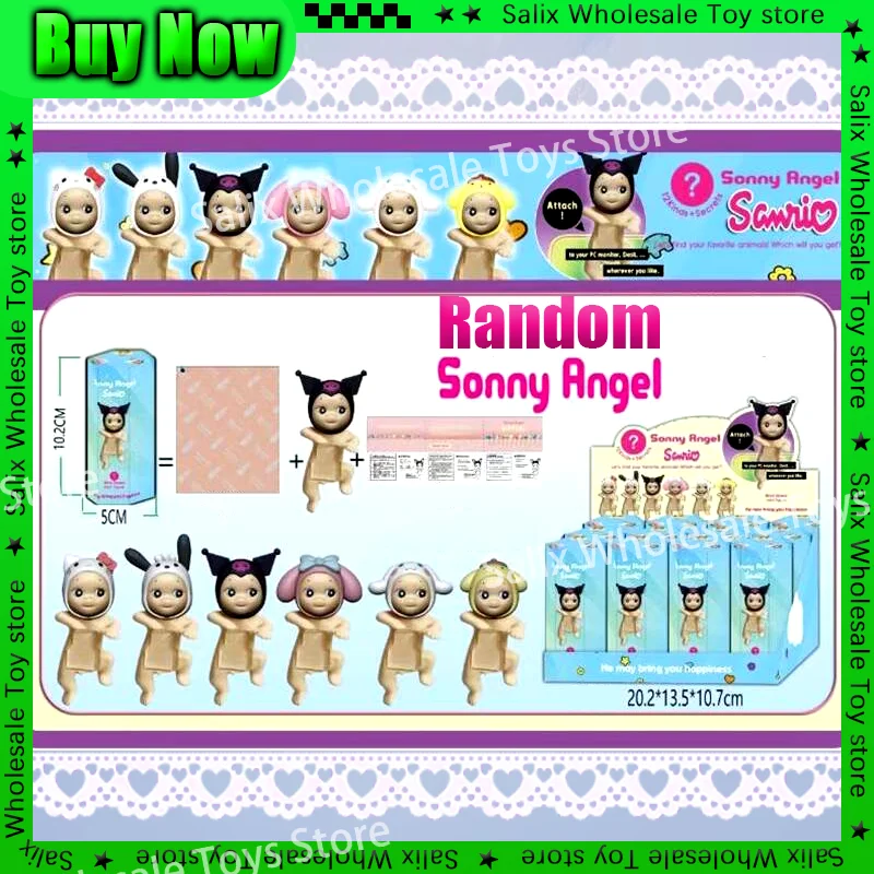 

Новинка в наличии Sonny Angel Blind Box Sanrio Hippers Doll 12 шт. 3,5 дюйма Высококачественные аниме-фигурки Рождественские рождественские детские подарочные игрушки