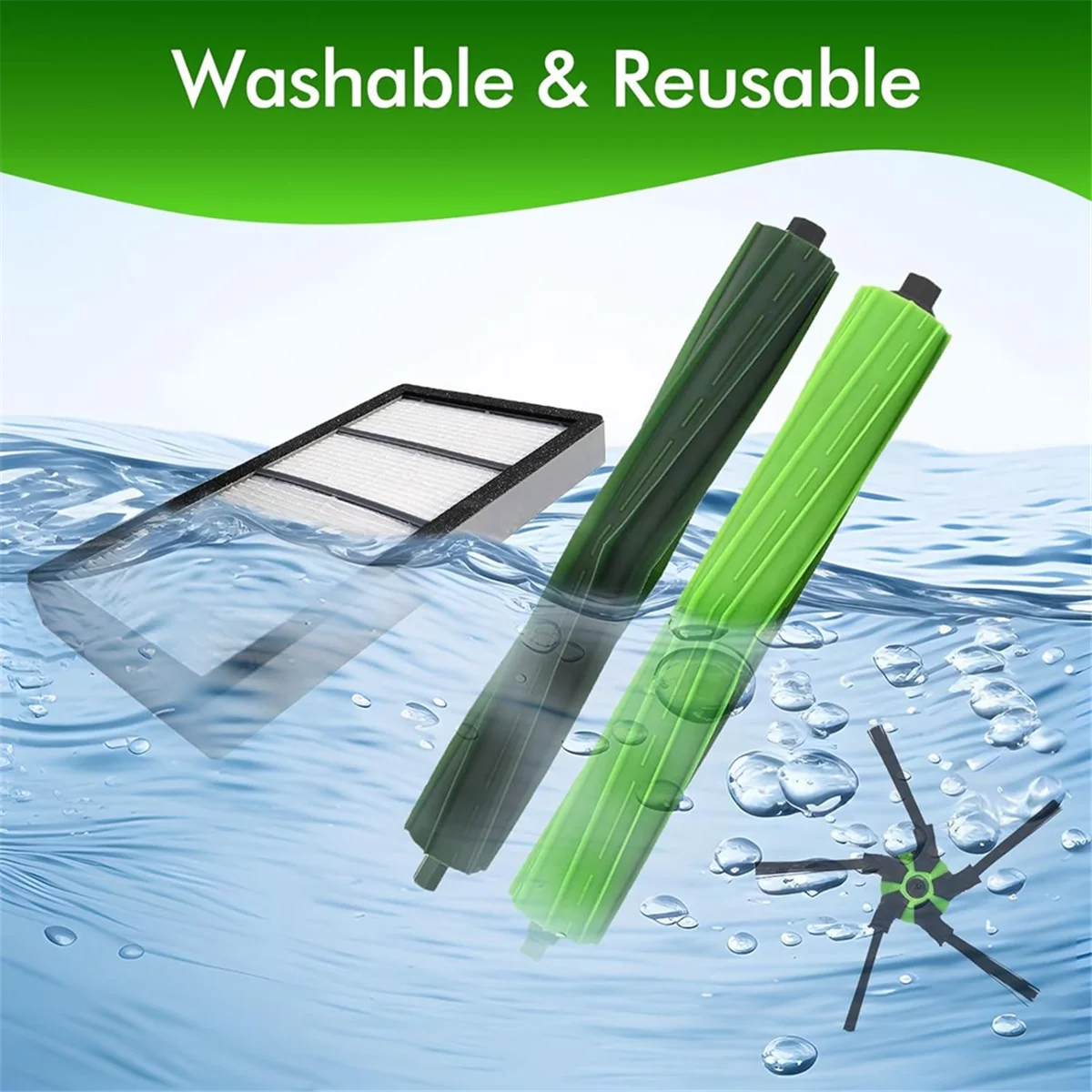 A14G-สําหรับS9 (9150) S9 + S9 Plus (9550) S Seriesเครื่องดูดฝุ่นหลักแปรงด้านข้างHepa Filterเปลี่ยนชิ้นส่วน