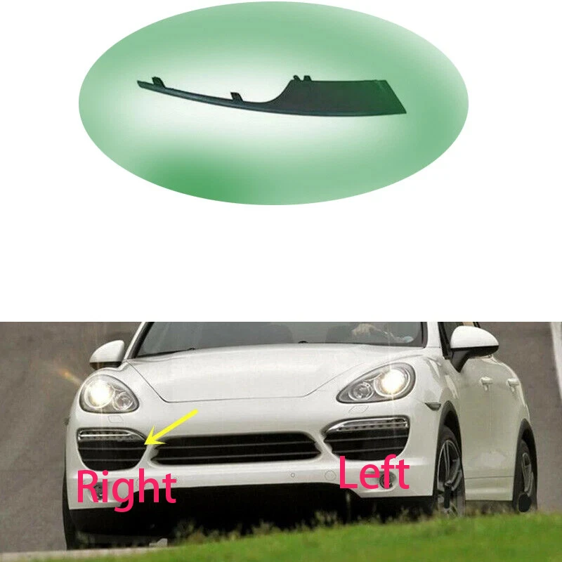 

Left Lower Front Bumper Fog Light Grille Molding Trim For Porsche Cayenne 2011-2014 95850568520 95850568620