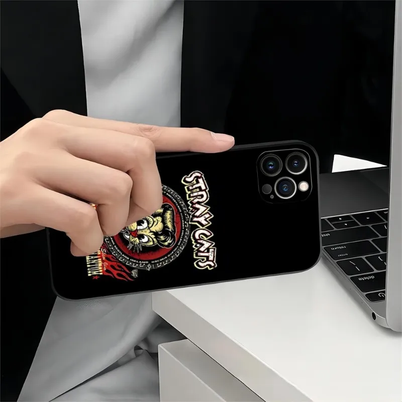 Stray Cats Rockabilly Slim Newly Arrived Phone Case 2023 For IPhone 15 14 12 13 11 Pro Max Mini X XR XS Max 7 8 Plus New Black