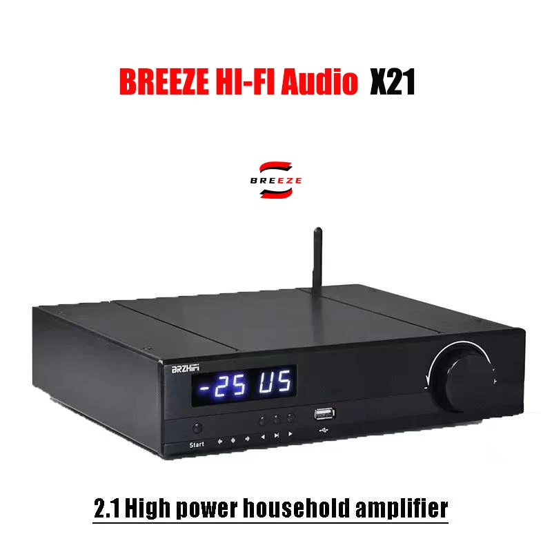 

BREEZE 2025 latest 600W high-power digital Bluetooth amplifier for home use 2.1 three in one amplifier all-in-one machine