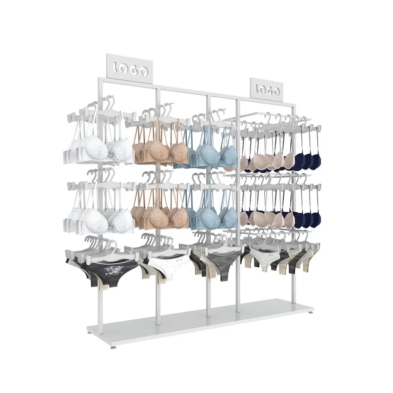 Custom. Yiree Sexy custom bra bikini metal fitting stand maternity underwear store racks shelf display for retail shop