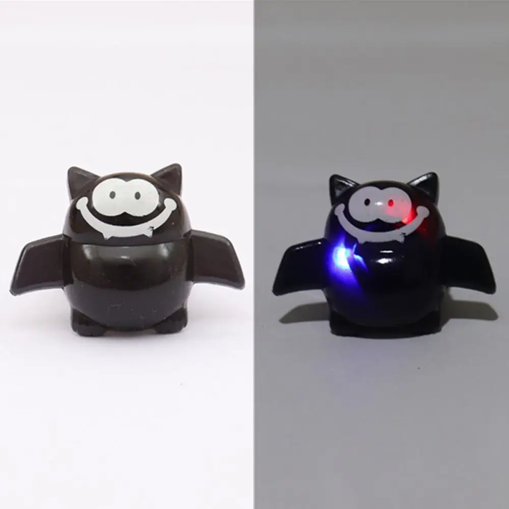 Dimmer Antistress Party Bat Pumpkin Female Halloween Rings LED Glowing Light Halloween Party Jewelry Korean Style Finger Rings