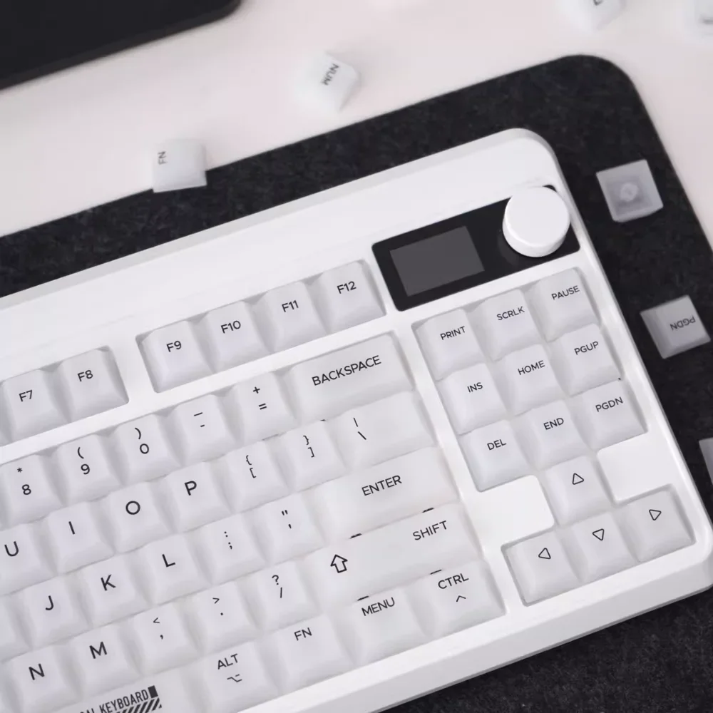 

GEFENSI матовый опал полупрозрачные колпачки для клавиш вишни ПК шелкография 1212 клавиш подходят для механических клавиатур MX