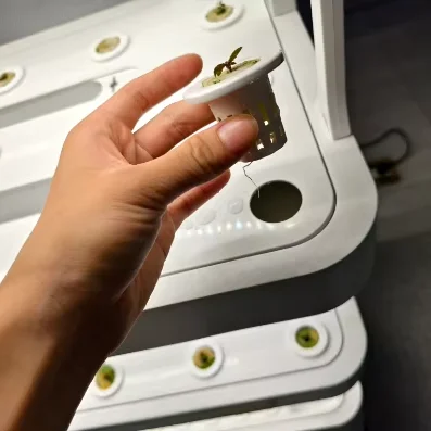 新品 家庭用灌漑システム 自動水耕栽培 室内温室 植物栽培キャビネット LEDライト付き