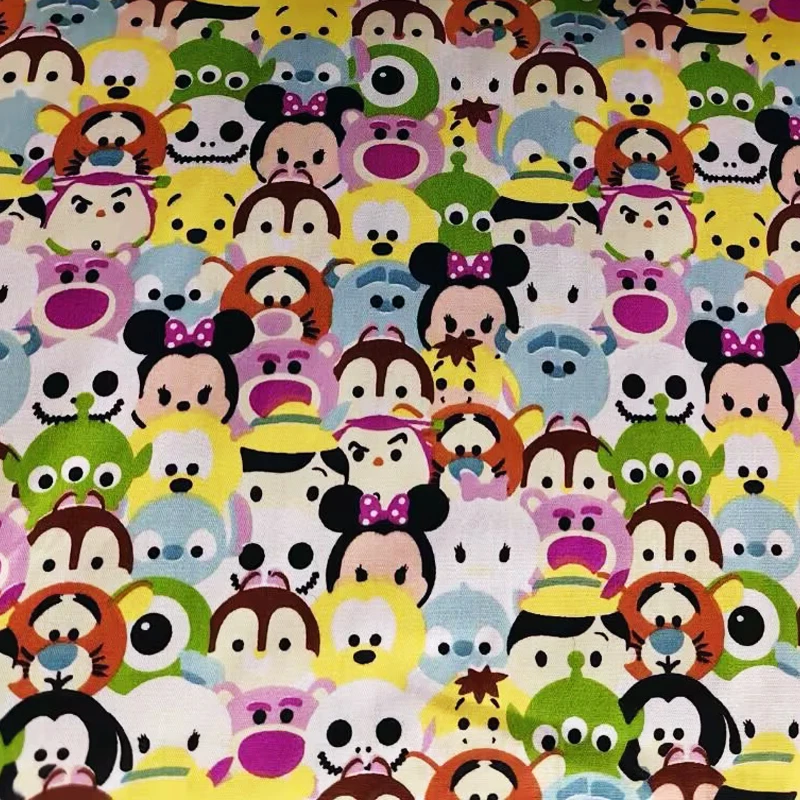 Teramila Fabrics Yellow Duck Cotton Fabric Tecido Quilting Bedding Decoration Tissue Home Textile Patchwork Sewing Cloth Craft