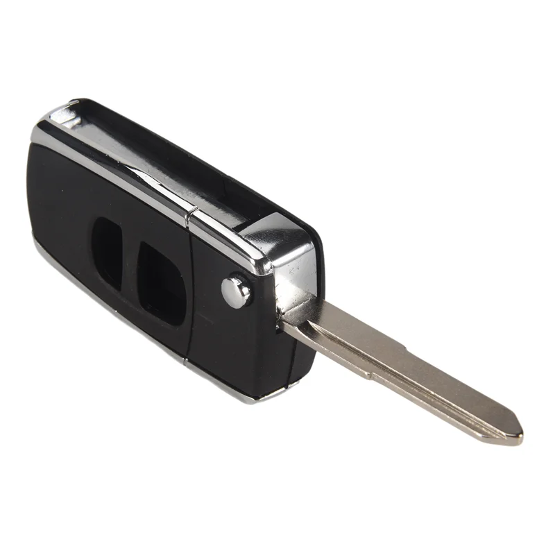 

AEF2-2 Buttons Remote Flip Folding Car Key Shell Case Uncut Blank Blade Replacement For Mazda 2 3 5 6 MX-5 RX-8