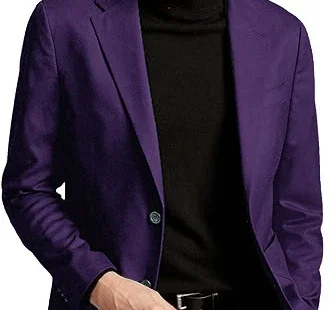 Men Spring Autumn Suit Coat Blazers Solid Color Long Sleeve Turndown Collar Casual Fashion Comfortable Regular Standard Fit Coat