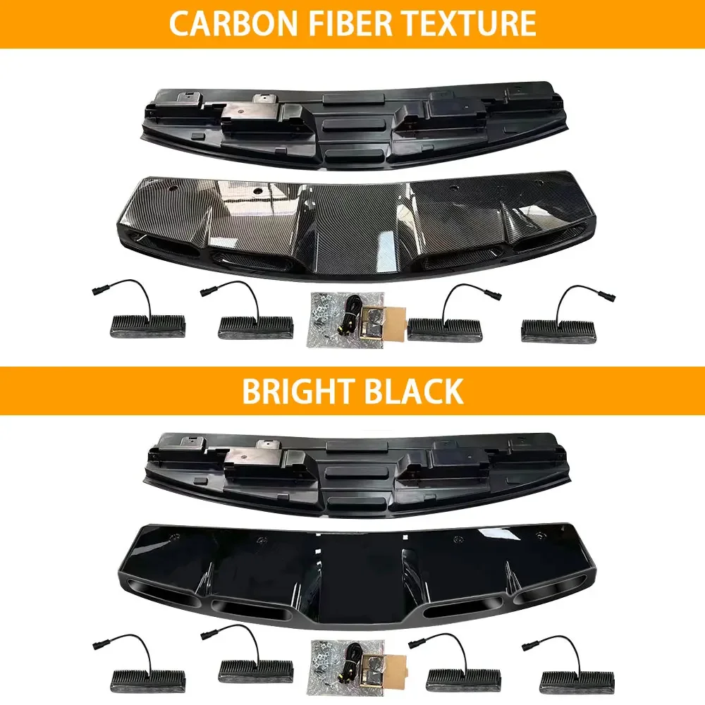 Carbon Fibres Top Light Luggage Rack Off-road Adventure  for Land Rover Defender 2023 2024 Roof  Bar Pod