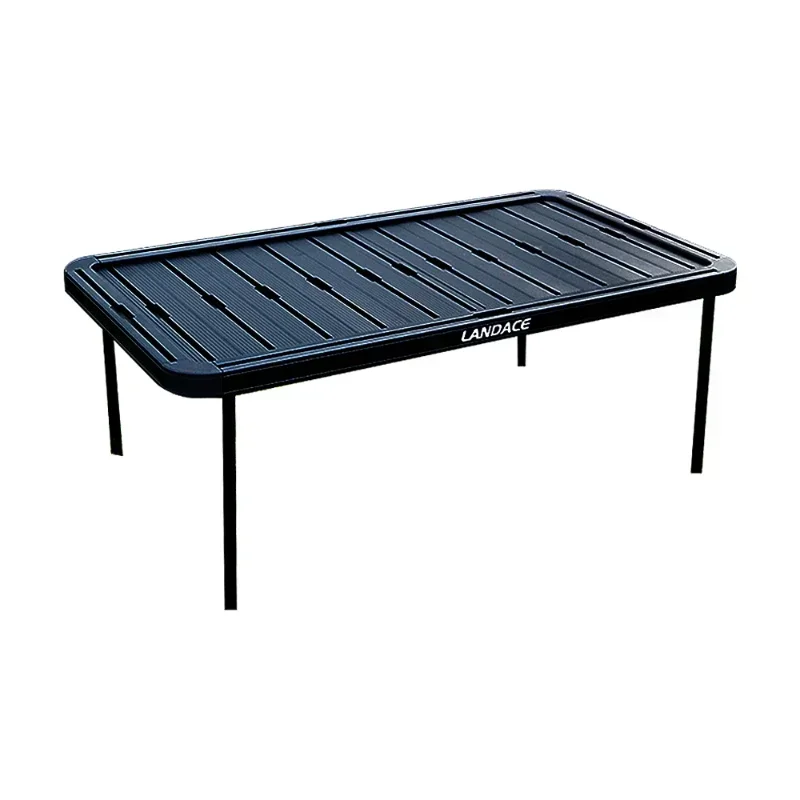 Table de camping multifonctionnelle en aluminium pour Jeep Wrangler JL, étagère de rangement de coffre,