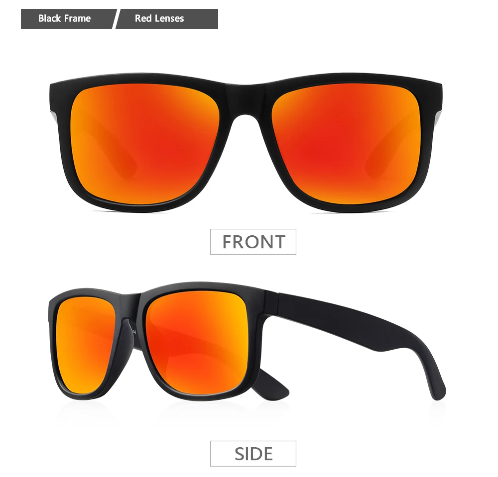 CRIXALIS Quadratische polarisierte Sonnenbrille für Damen und Herren, Vintage-Mode, Fahren, Angeln, Outdoor, Klettern, Spiegel, UV400-Schutz – Detail 8