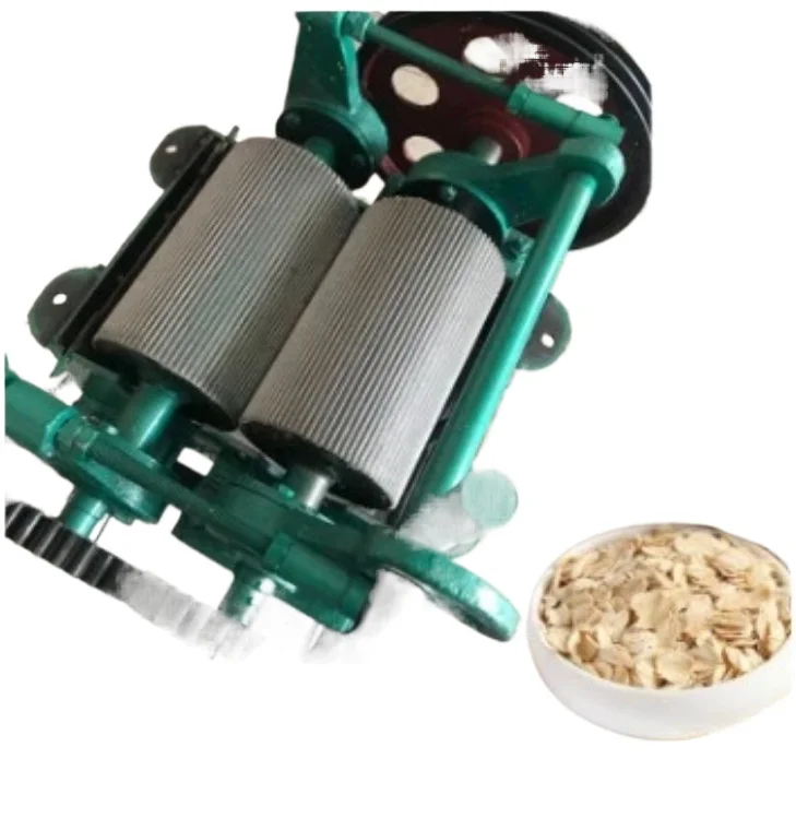 

Grain machinery Multifunctional corn flakes machine wheat flatting mill cereal grains flattening machine for sale