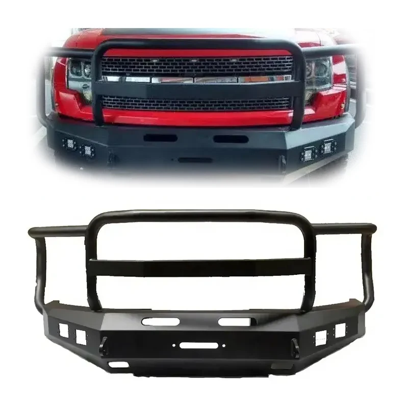 

Car Accessories Industrial Carbon Steel Front Bumper For FORD RAPTOR F250 F350 F450 F550