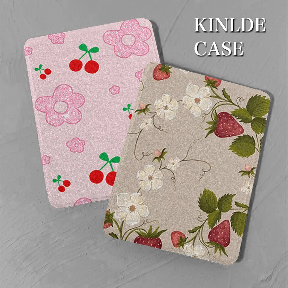 kindle case delicious fruits paperwhite3th 4th 2014voyage tpu leather case 2022 11th 10th 9th generation Oasis 2 3 funda 2021