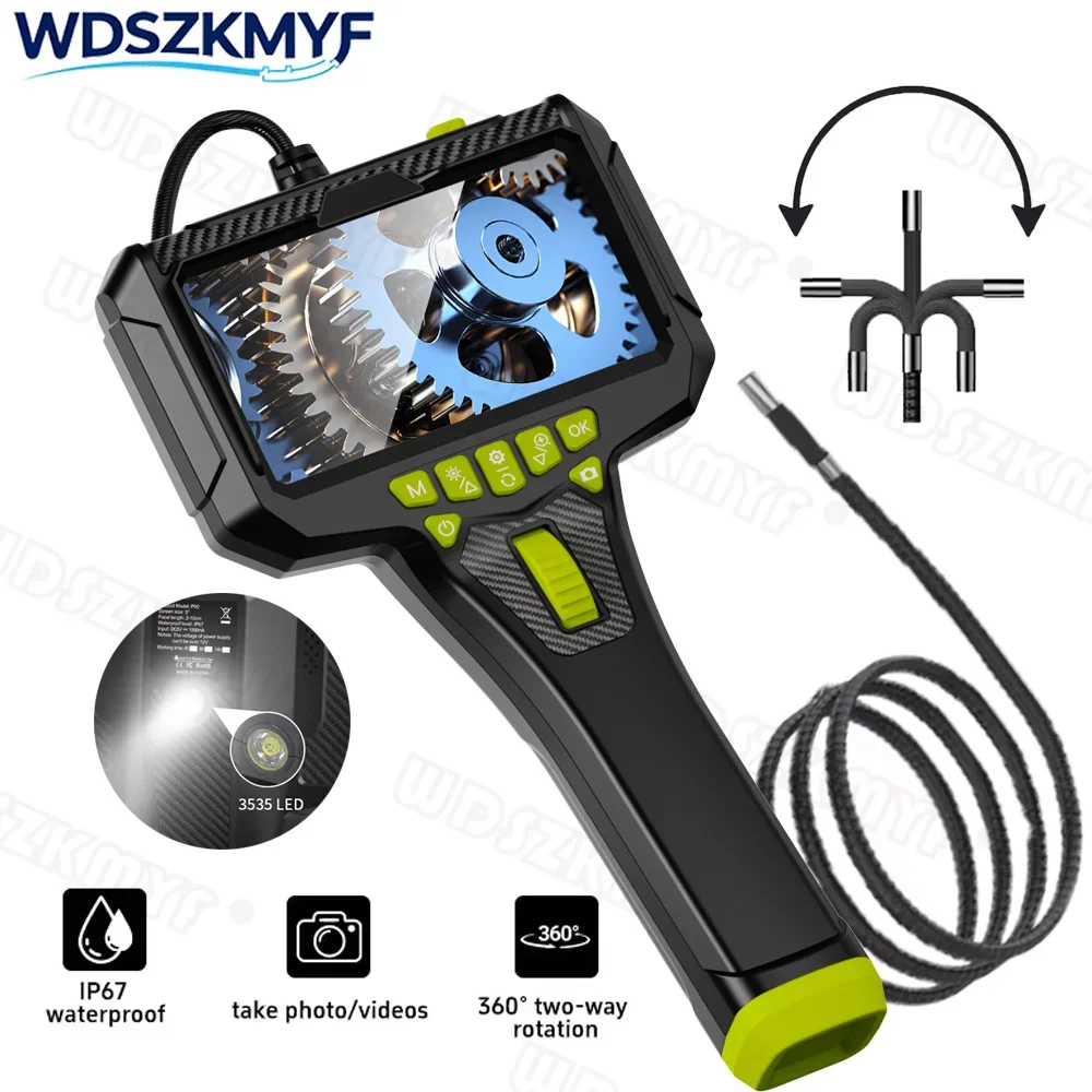 New Big 360° Steering Industrial Endoscope Camera With 5