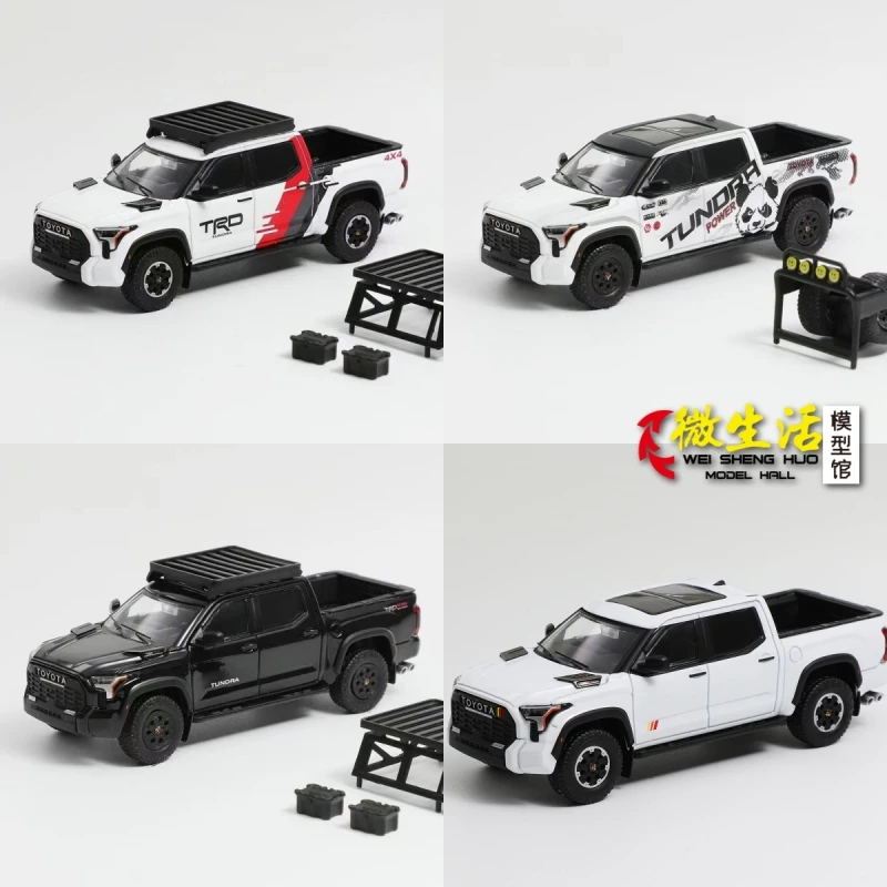 GOC 1/64 Toyota Tundra MK3 XK70 TRD Pro Legering Speelgoed Motorvoertuig Diecast Metaal Model Geschenken