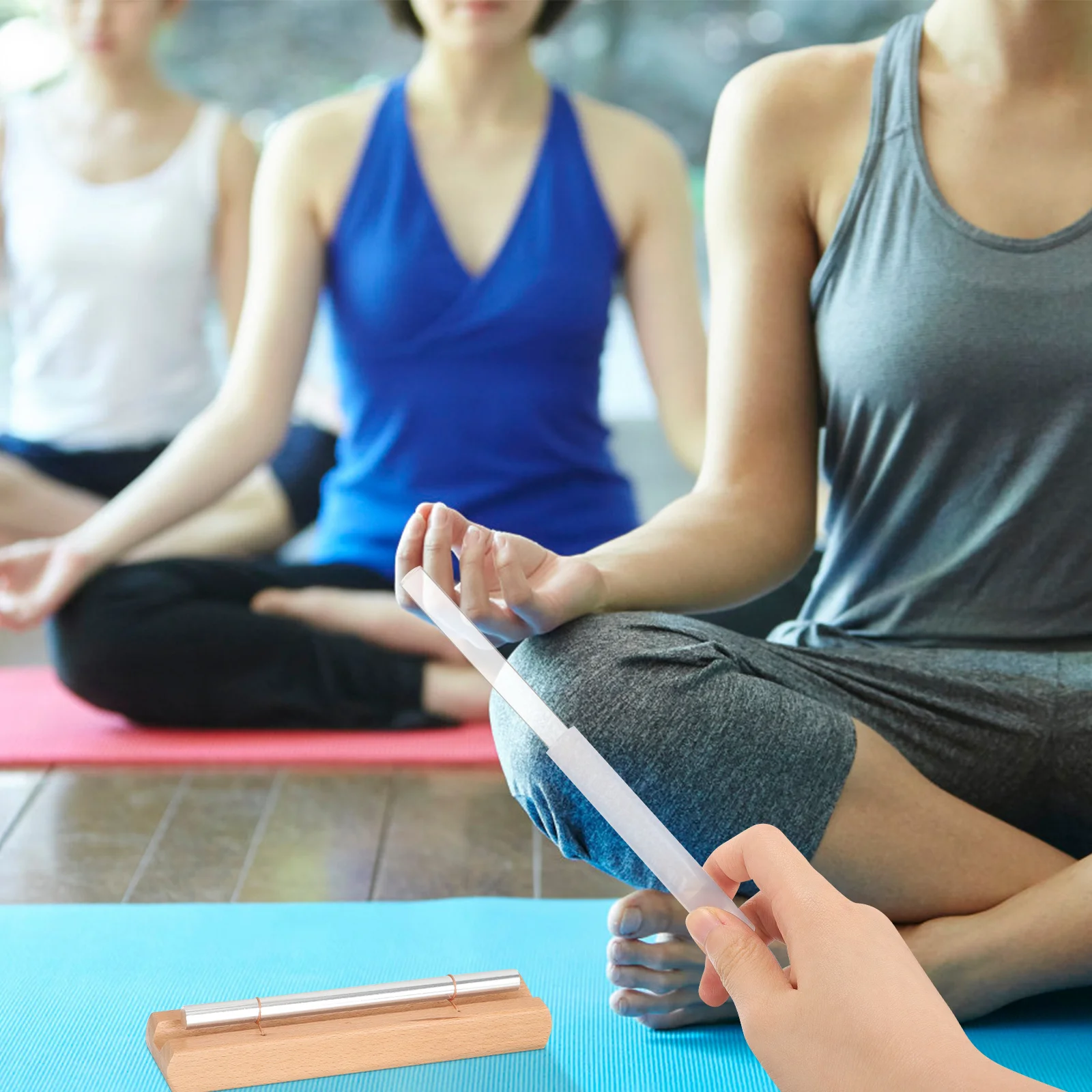 

Crystal Singing Mallet Sound Striker Rod Meditation Yoga Accessories Lightweight Durable Acrylic Sound Bowl Mallet For Music