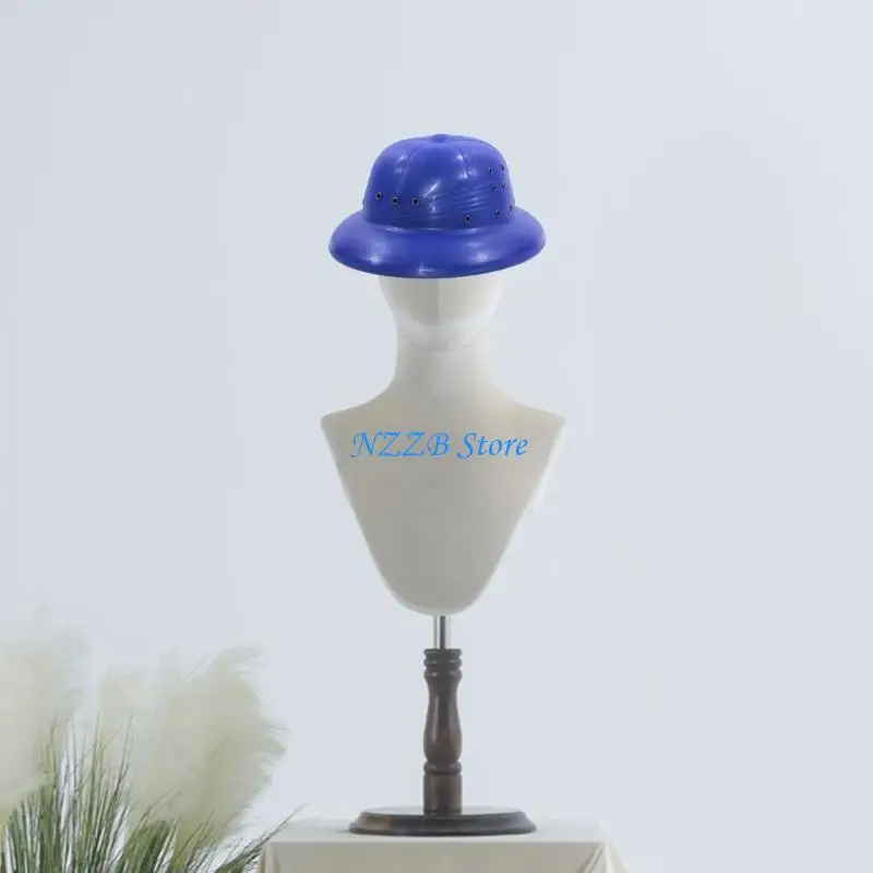 

T21F Plastic Hard Caps Bucket Hat With Adjustable Strap For Various Weather Condition