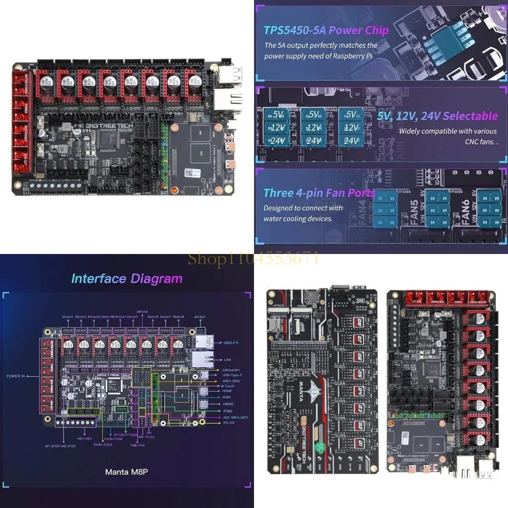 

Best Seller 32Bit Control Board Work for CB1 Support for Klipper Motherboards Printer